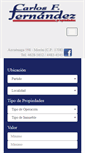 Mobile Screenshot of carlosfernandezprop.com.ar